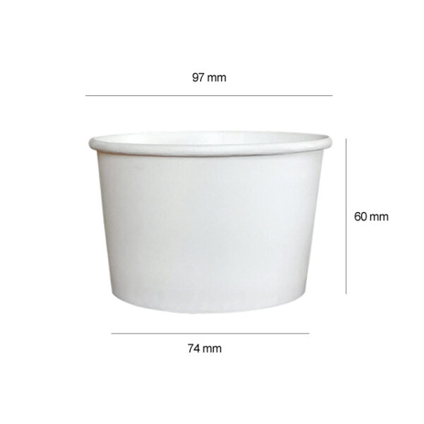 240ml 8oz Ice Cream Paper Cup