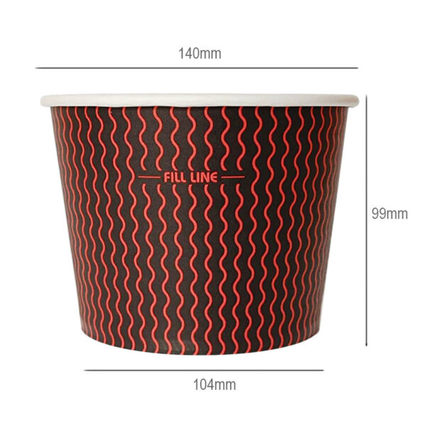 1000ml 33oz Disposable Paper Bowl