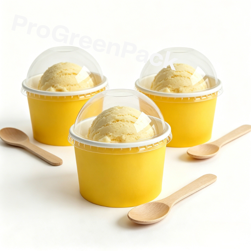 disposable paper ice cream cups