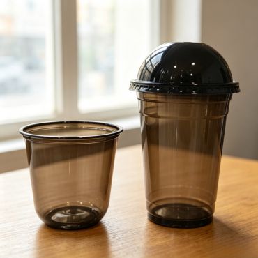 Black PET Cups